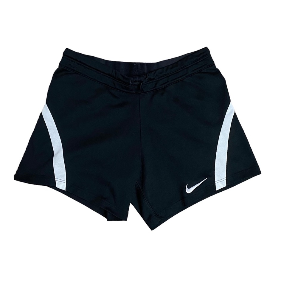 DRI FIT NIKE BLACK AND WHITE SHORTS, WOMEN'S SMALL